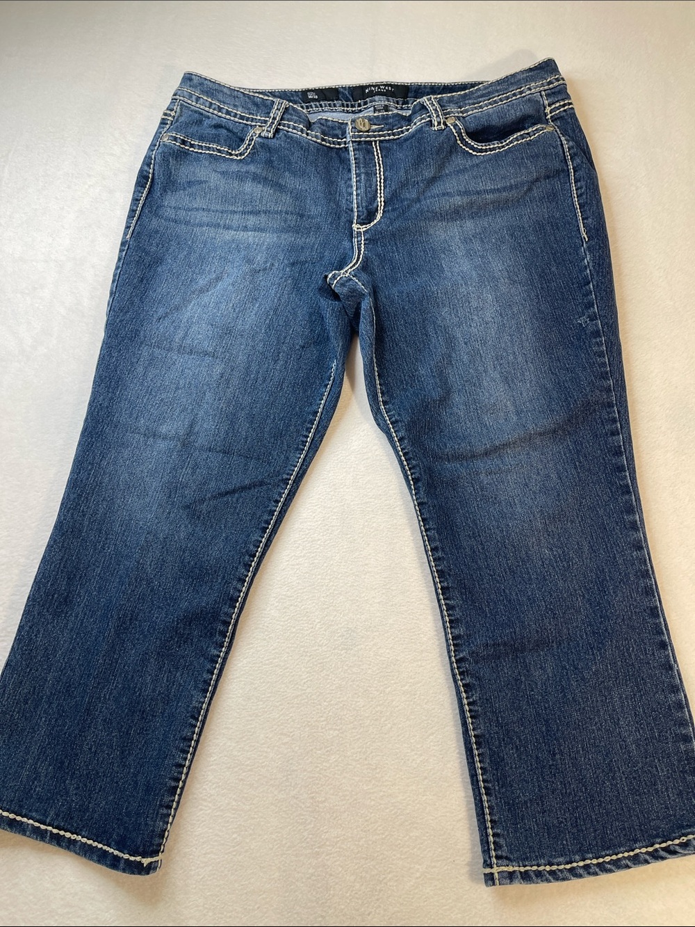 Nine West Women's Dark Blue CROPPED MISSY 16  Jeans SEE PHOTOS FOR MEASUREMENTS
